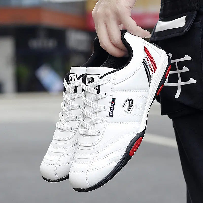 Sneakers Men's Casual Shoes Father Dad Shoes Old Man Leather Shoes DazzleTrove