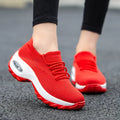 Sports shoes women flying knit socks shoes shaking shoes DazzleTrove