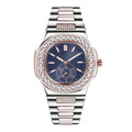 Mens Fashion Alloy Band Diamond Gifts Watches DazzleTrove