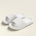 Solid Thick-soled Home Slippers Summer Non-slip Floor Bathroom Slipper For Women Men's House Shoes DazzleTrove