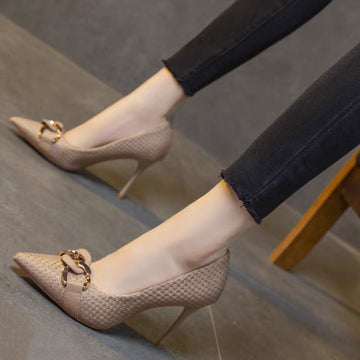 Fashionable French Pointed-toe Elegant Ladies Shoes