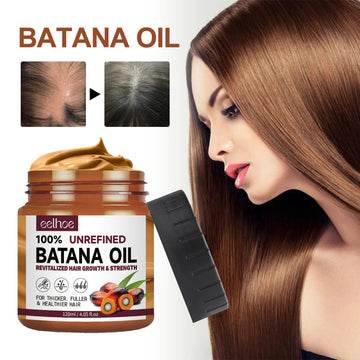 Hair Conditioner Pure Batana Oil Straightening Smoothing Hair Mask Anti Hair Loss Treatments Split Ends Damaged Fluffy Hair DazzleTrove