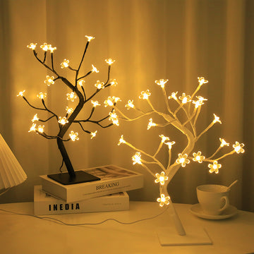 Room Decoration Cherry Blossom Lamp Maple Leaf Desktop Creativity