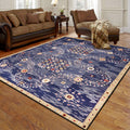 Retro Living Room Carpet Easy-care Wear-resistant Floor Mat DazzleTrove