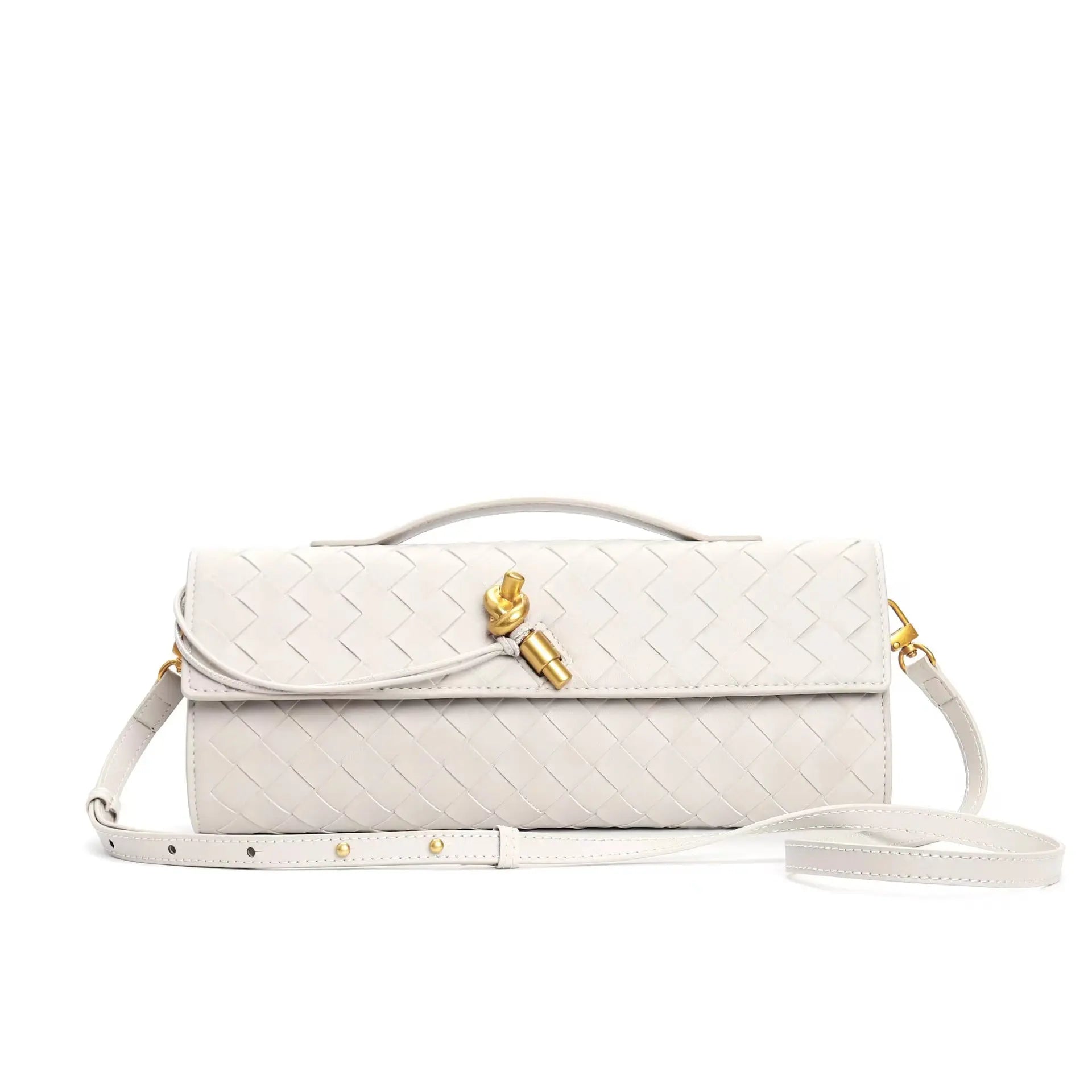 Woven Bag Shoulder Fashion Clutch Crossbody Bag DazzleTrove