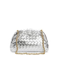 Genuine Leather Woven Small Square Shoulder Messenger Bag DazzleTrove