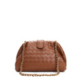 Genuine Leather Woven Small Square Shoulder Messenger Bag DazzleTrove