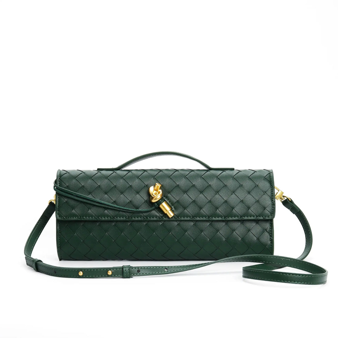 Woven Bag Shoulder Fashion Clutch Crossbody Bag DazzleTrove