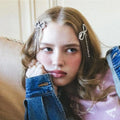 Bow Barrettes Side Long Tassel DazzleTrove