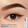 2 In 1 3D Eyebrow Gel Cream Eyeliner Pencil 3 Colors Waterproof Long-lasting Eyebrow Pomade Enhancers Makeup Cosmetics DazzleTrove