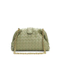 Genuine Leather Woven Small Square Shoulder Messenger Bag DazzleTrove