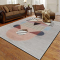 Retro Living Room Carpet Easy-care Wear-resistant Floor Mat DazzleTrove