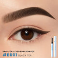 2 In 1 3D Eyebrow Gel Cream Eyeliner Pencil 3 Colors Waterproof Long-lasting Eyebrow Pomade Enhancers Makeup Cosmetics DazzleTrove