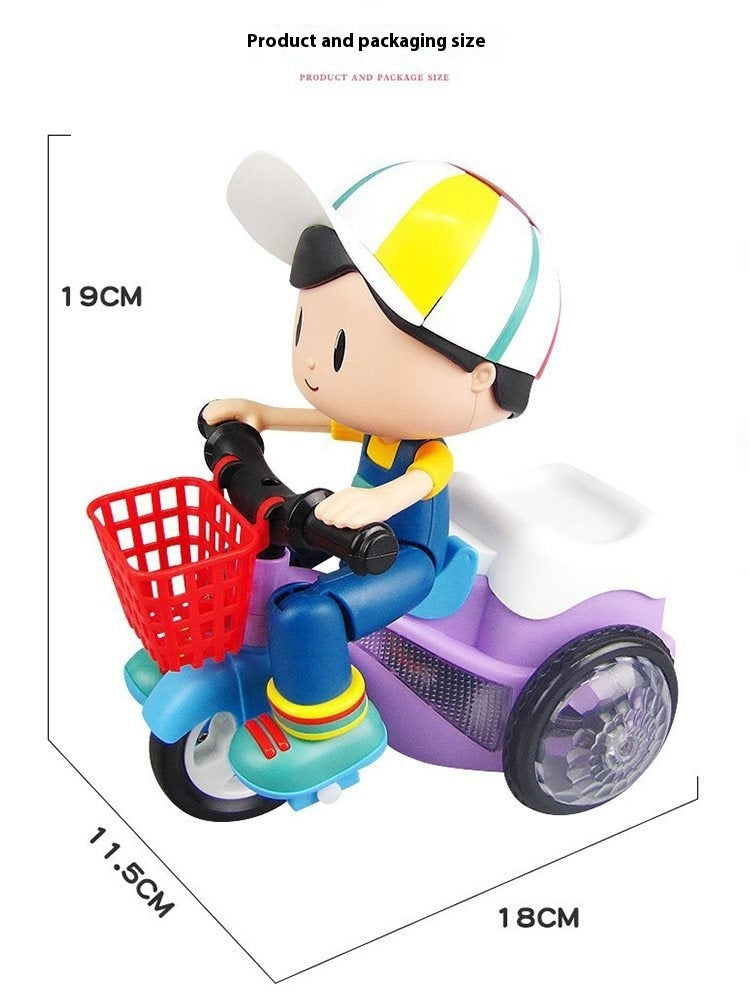 Boys And Girls Electric Dancing Stunt Tricycle Toy DazzleTrove