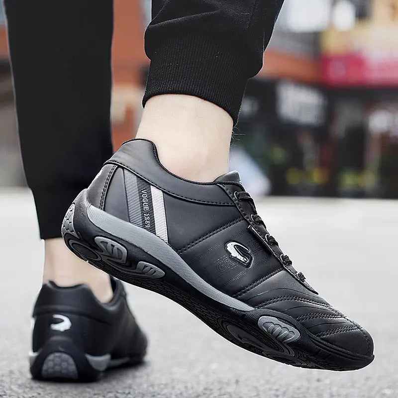 Sneakers Men's Casual Shoes Father Dad Shoes Old Man Leather Shoes DazzleTrove