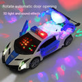 Dancing Deformation Rotating Police Car Electric Toy DazzleTrove
