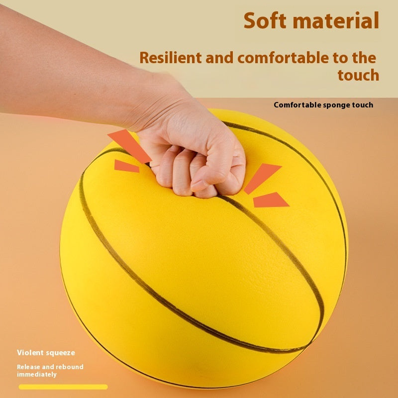 Children's Indoor Silent Shooting Basketball Plus Ball Frame