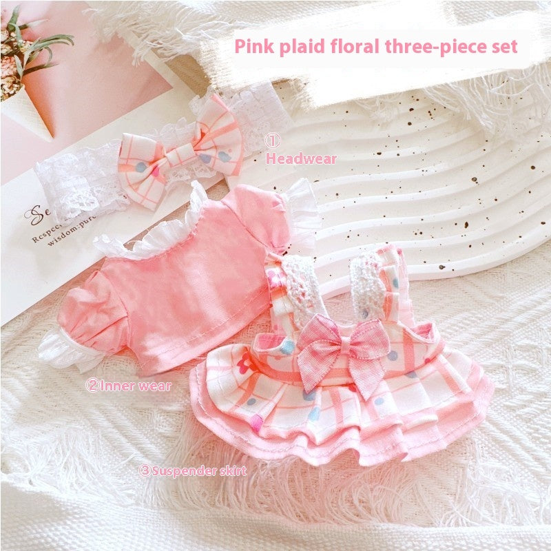 Plaid Peter Pan Cloth Clothes Suit
