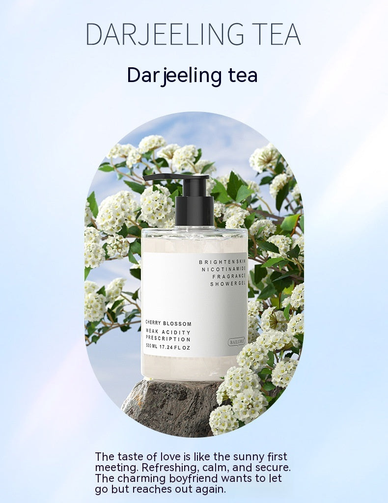 Nicotinamide Fragrance Shower Gel Perfume Gentle And Clean Lasting Fragrance Bath Lotion DazzleTrove
