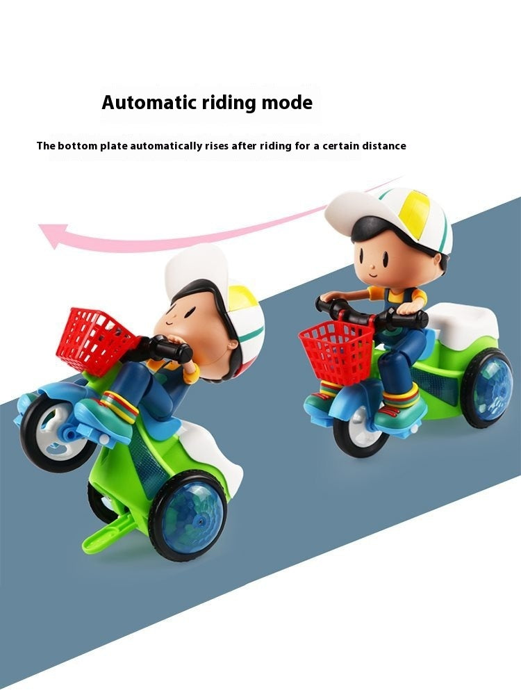 Boys And Girls Electric Dancing Stunt Tricycle Toy DazzleTrove