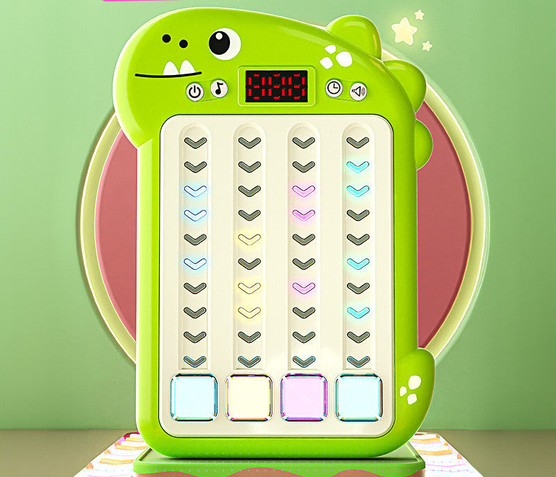 Cartoon Dinosaur Rhythm Master Speed Push Game Machine Educational Toys