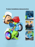 Boys And Girls Electric Dancing Stunt Tricycle Toy DazzleTrove