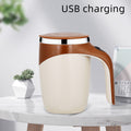 Rechargeable Model Automatic Stirring Cup Coffee Cup High Value Electric Stirring Cup Lazy Milkshake Rotating Magnetic Water Cup DazzleTrove