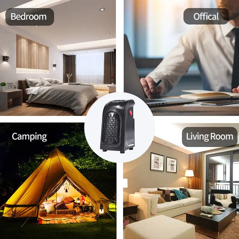 Winter Air Heater Fan Heater Electric Home Heaters Mini Room Air Wall Heater Ceramic Heating Warmer Fan For Home Office Camping DazzleTrove