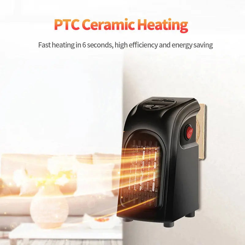 Winter Air Heater Fan Heater Electric Home Heaters Mini Room Air Wall Heater Ceramic Heating Warmer Fan For Home Office Camping DazzleTrove