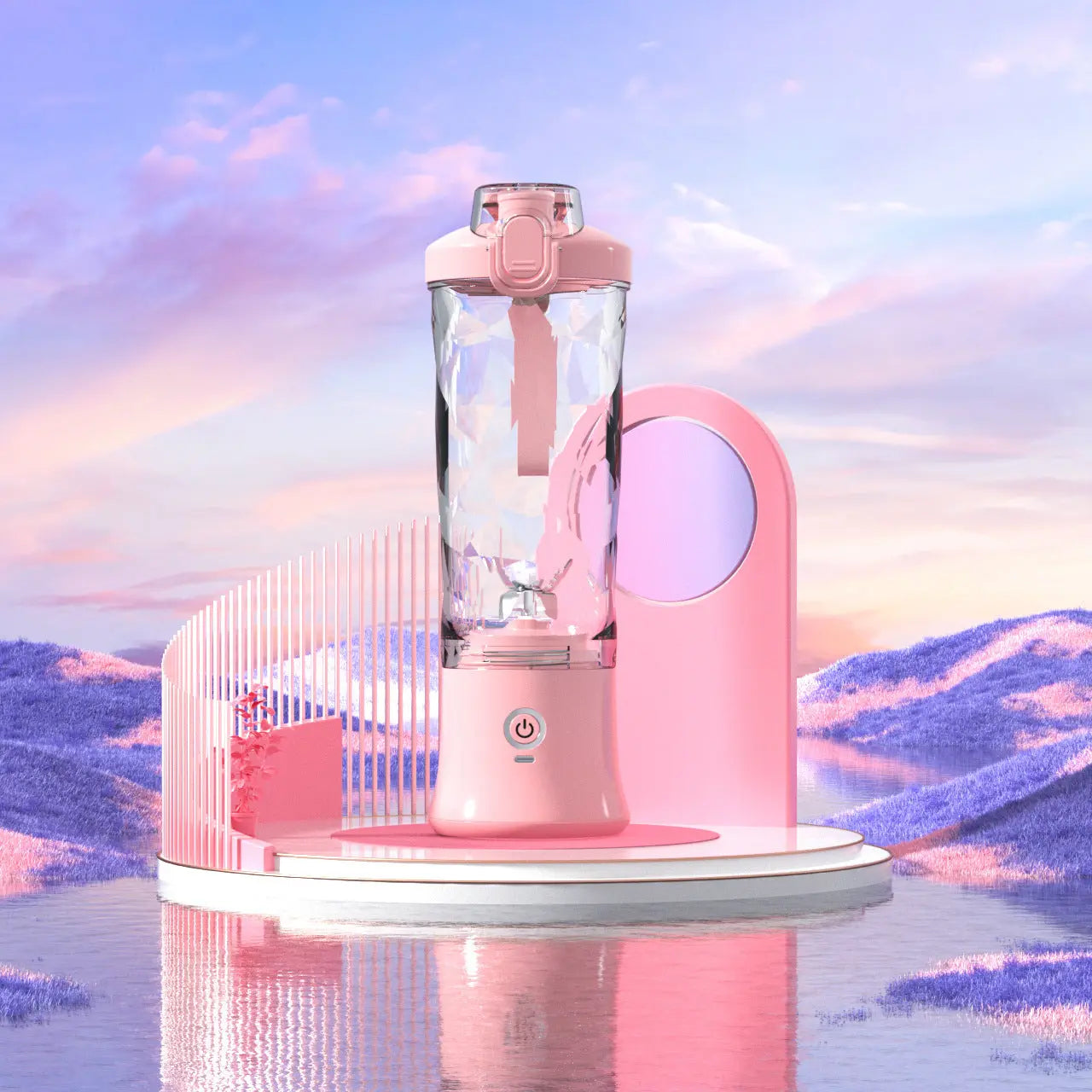 Portable Blender Juicer Personal Size Blender For Shakes And Smoothies With 6 Blade Mini Blender Kitchen Gadgets DazzleTrove