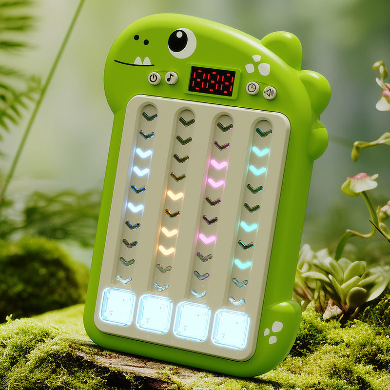 Cartoon Dinosaur Rhythm Master Speed Push Game Machine Educational Toys