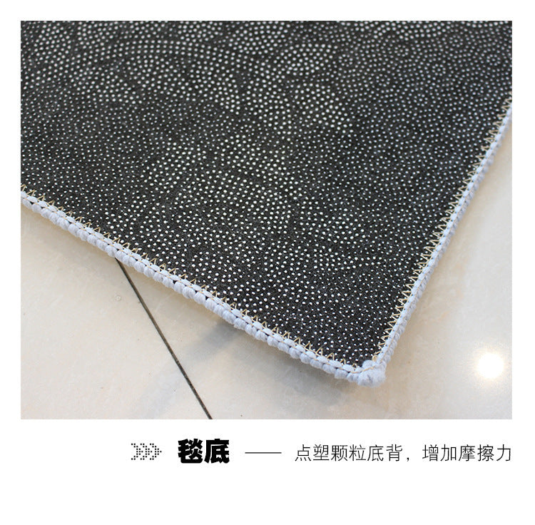 Washable Letter Bathroom Absorbent Floor Mat DazzleTrove