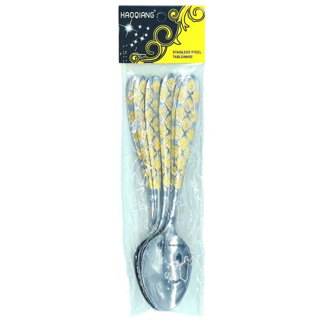 6PCs Large Size Western Spoon Thickened