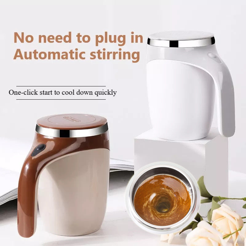 Rechargeable Model Automatic Stirring Cup Coffee Cup High Value Electric Stirring Cup Lazy Milkshake Rotating Magnetic Water Cup DazzleTrove