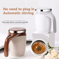 Rechargeable Model Automatic Stirring Cup Coffee Cup High Value Electric Stirring Cup Lazy Milkshake Rotating Magnetic Water Cup DazzleTrove